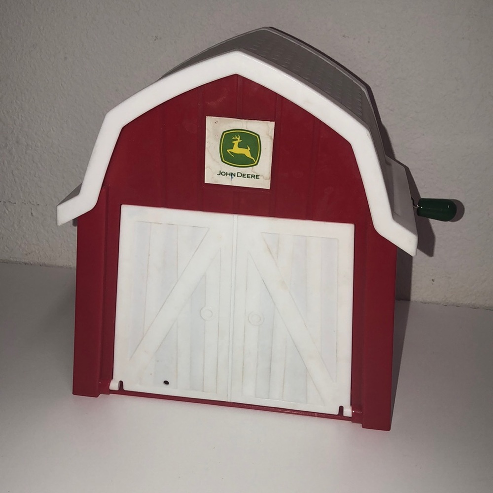 Kids John Deere Jack in the Box Barn Tractor Childs Toy